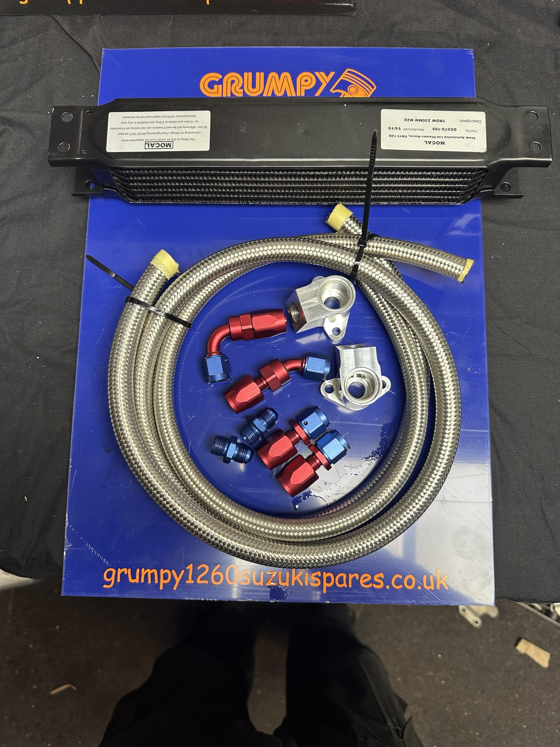 Kawasaki z oil cooler kit - Grumpy 1260 Suzuki Spares